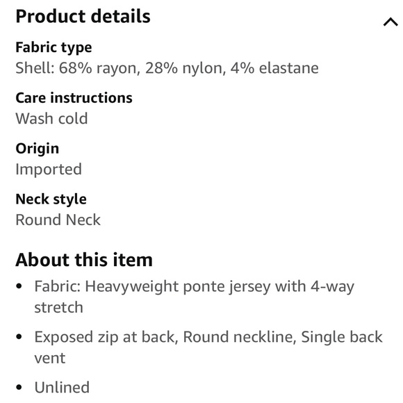 SPANX Perfect Fitted Dress. Size Small NWT classic black - Picture 7 of 7